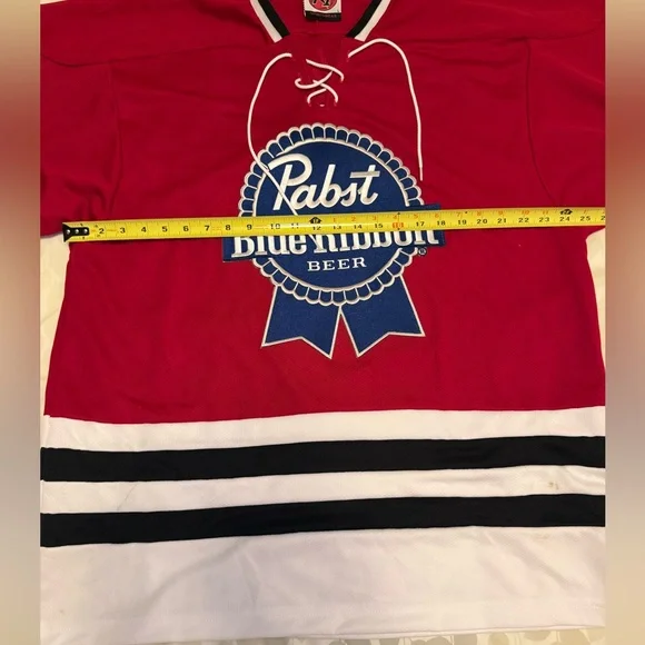 Pabst Blue Ribbon Red Hockey Jersey - Picture 6 of 7